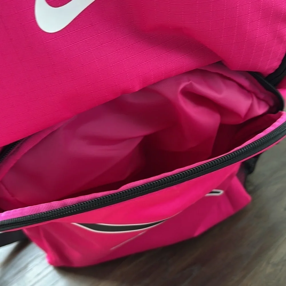 Nike Pink Prime Backpack,Large,3 compartment w/15” padded laptop slot and more
